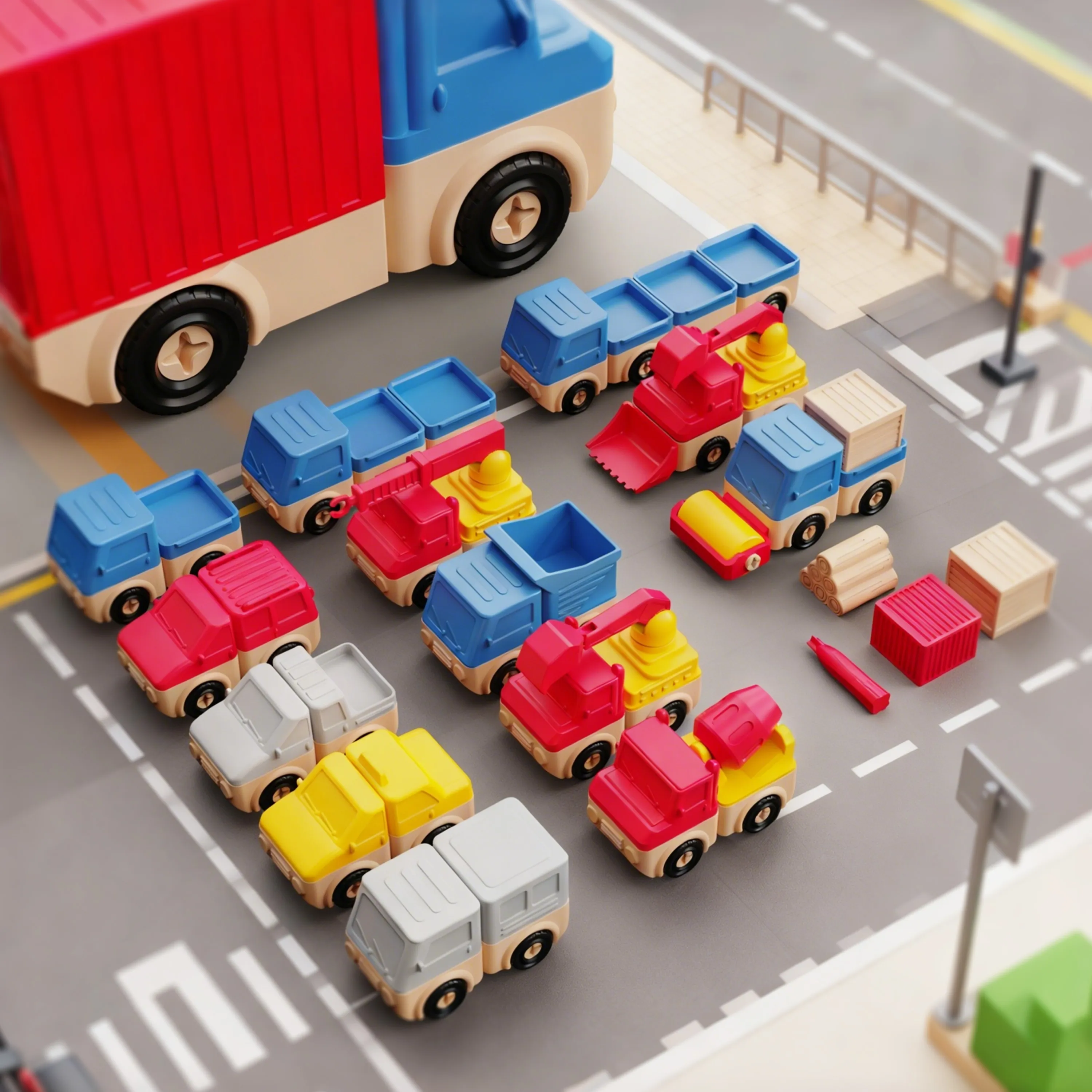 The Complete Buildable Block Cars Fleet — all vehicles included