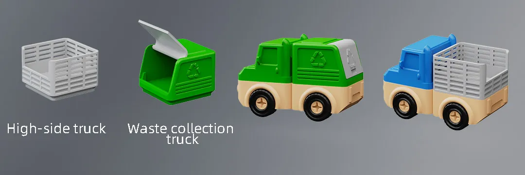 Dump Truck and Cargo Truck pair